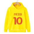 thumbnail image 2 of Sudadera con capucha de Messi, ídolo de fútbol infantil, n.º 10, moda urbana, sudadera holgada, otoño, para niños y niñas, 2024, 2 of 5