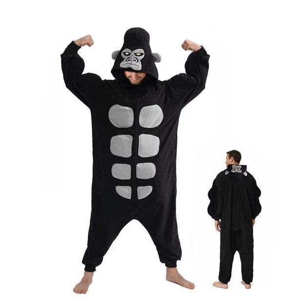 Pijamas de dibujos animados de animales para hombre y adulto, ropa para fiesta de Navidad, kigurumi, novedad de 2022