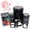 Black, variant on Skipping Easter Bunny Giving Eggs in Basket Self-Inking Rubber Stamp Ink Stamper for Stamping Crafting Planners - 1/2 Inch Mini - Red Ink