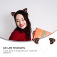 thumbnail image 2 of Moluckfu 4Ud Orejas De Estampado Leopardo Accesorio Para Fiesta Color Surtido, 2 of 6