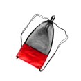 thumbnail image 3 of maskred Diving Mesh Stuff Sack with Shoulder Strap 29x13 Inch Red and Black 74x33cm 1Set, 3 of 6