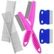 thumbnail image 1 of 6 PCS Combs Pet Corns con extremos redondeados Dientes de acero inoxidable para mascotas largas y cortas, 1 of 5