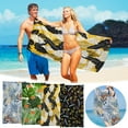 thumbnail image 7 of Guanhe Summer Microfiber Kids Beach Towel Super Lightweight Colorful Bath Towel Sandproof Beach Blanket Multi-Purpose Towel For Travel Swimming Pool 30x60 Inch, 7 of 7
