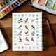 thumbnail image 2 of Libro de acuarela para colorear, tutoriales paso a paso para animales y flores, kit de pintura para principiantes., 2 of 8