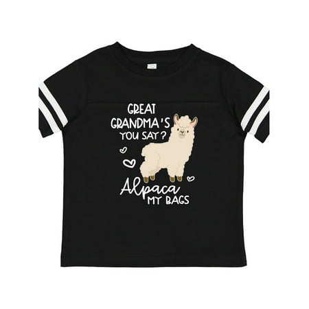 

Inktastic Great Grandma s You Say Alpaca My Bags Gift Toddler Boy or Toddler Girl T-Shirt