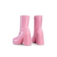 thumbnail image 6 of Women's Chunky Platform Ankle Boot High Block Heels Square Toe Lightweight Comfort Party Dress Booties For Women 2026 Fashionable Boots, 6 of 7