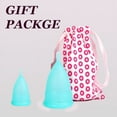 thumbnail image 6 of AUCHEN Menstrual Cups, Reusable Period Cup for Beginners | Tampons & Pads Alternative, FDA Approved Silicone Menstrual Cup Set, Superior to the Diva Cup | Double Cups (Regular and Heavy Flow) - Purple, 6 of 6