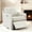 Cream, variant on Spruce & Spring 270-Degree Swivel Accent Chair with Power Footrest & Charging Ports, Cream