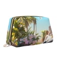thumbnail image 2 of Gaeub Playful Hedgehog Forest Pond Printed Travel Cosmetic Bag,Makeup Bag, Large Capacity Toiletry Bag for Women, Portable Pouch Make Up Organizer with Zipper and Divider, 2 of 8
