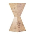thumbnail image 4 of Butler Specialty Company Billie Burl Wood Hexagon Side Table - Light Burl, 4 of 7