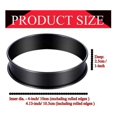 thumbnail image 2 of 12Pack Crumpet Rings NONSTICK English Muffin Rings 3.15 Inch - Stainless Steel Double Rolled Tart Rings for Baking, 2 of 5