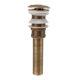 thumbnail image 1 of Bouchon de vidange escamotable en laiton, facile à installer, universel, pour lavabo, lavabo, meuble-lavabo, sans trop-plein, 1 of 4