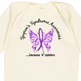 thumbnail image 4 of Inktastic Sjogrens Syndrome Butterfly 6.1 Boys or Girls Long Sleeve Baby Bodysuit, 4 of 5