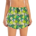 thumbnail image 4 of Lsque Cartoon Koala Bear and Leaf Printed Women's Running Shorts with Liner Pockets,Elastic Quick Dry Workout Athletic Gym Yoga Shorts,Womens High Waist Shorts-Medium, 4 of 9