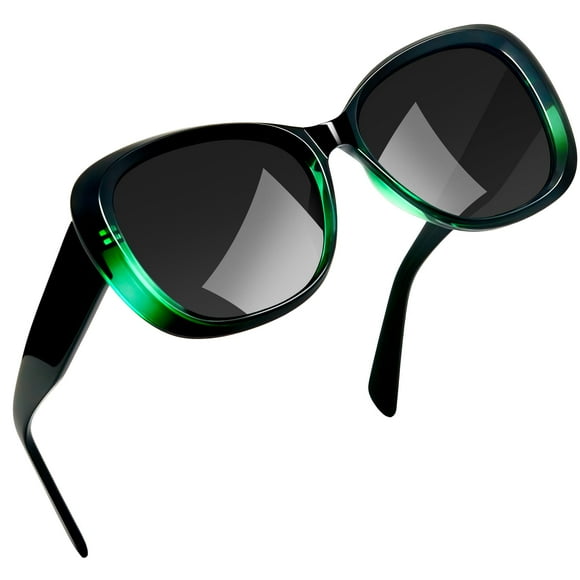 Gafas de Sol Joopin Sobredimensionadas de Acetato Polarizadas UV400 Negro Verde