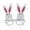 White1, variant on Easter Themed Children's Rabbit Style Stage Performance Props Including Glasses Accessories White2