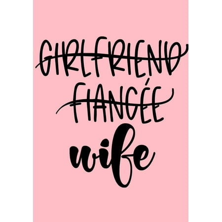 Wifey Shower Girlfriend Fiancee Wife : Bride Journal Notebook: Great Engagement Gift for Bride to Be or Bridal Shower Guest Book/Gift Log/Wedding Planner Organizer ()