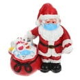 thumbnail image 6 of WASHWEPE Mini Resin Ornaments Santa Claus Shape Garden Decor Outdoor Garden 1Set 1.97X1.18X2.75in, 6 of 7