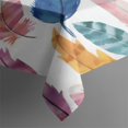 thumbnail image 3 of Watercolor Feather and Dreamcatcher Pattern Rectangle Tablecloth 60"x84",Waterproof Polyester Rectangle Table Cloth, Wipeable Spillproof Polyester Tablecloth for Dining, Camping, Indoor and Outdoor, 3 of 5
