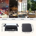 thumbnail image 6 of KFFKFF 14.4 in Electric Griddle, Panini Press & Grill, LCD Display and Indicator Light, Adjustable Temperature Control, 6 of 9