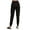 Black, variant on Women's Jersey Cotton Jogger Pants with Side Pockets for Yoga Running Workout Heather Grey