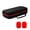 Red, variant on Double Mic Case Portable Storage Handbag for Wireless Microphones with Secure Small Pocket for Small Accessories Store