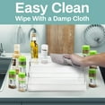 thumbnail image 2 of Home Intuition 3-Tier Clear Spice Rack Glass Spice-Jar Organizer for Cabinet Kitchen Pantry Shelf-Organizer, 2 of 7