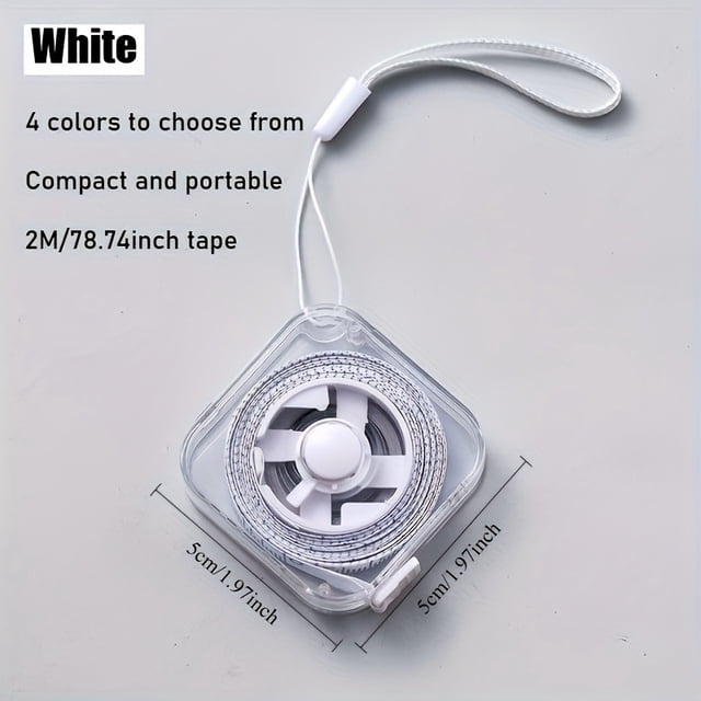 Cute Mini Soft Tape Measure, 2M/78.74inch Portable Body Measuring Tape for Sewing, Tailoring, Fitness & Home, Retractable Ruler