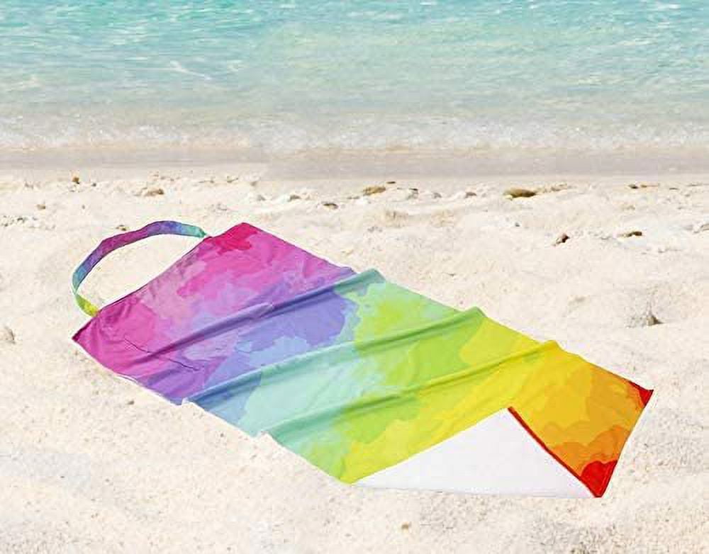 Convertible beach shop towel bag
