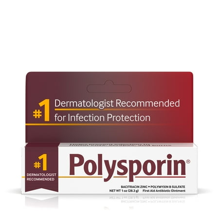 Polysporin Antibiotic - Polysporin First Aid Topical Antibiotic Ointment, Travel Size, 1.0 oz