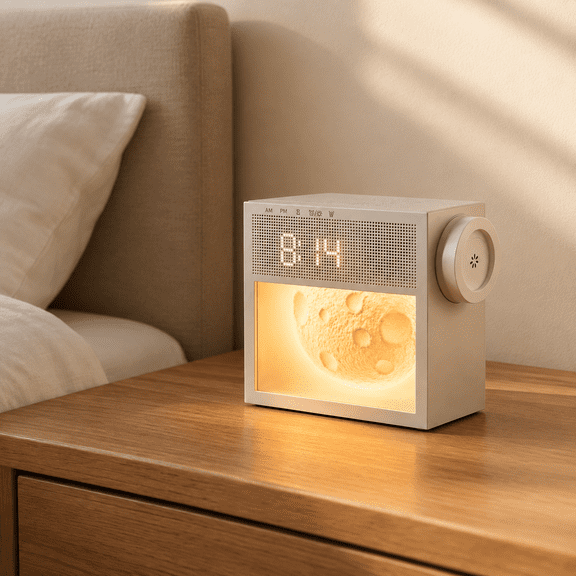 Sunrise Wake Up Light Alarm Clock with 20 Sleep Sounds and Dual Alarms