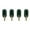 Green, variant on PPLoney Universal Wall Hanging Hooks, Strong Adhesive Coat Hangers, Multi-Functional Wood Hooks for Bathroom, Kitchen, Closet, 4 Pack, Brown/White/Green, 7×3.6×2.3cm