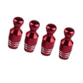 thumbnail image 1 of 4 piezas de accesorios para neumáticos, tapones de válvula de aleación con para motocicleta, cubiertas antipolvo para neumáticos rojo Yotijar Tapa de la válvula de bowling, 1 of 8