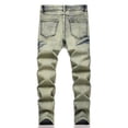 thumbnail image 3 of oqasdz Boys Jeans High Street Fashion Long Denim Pants for Kids Stretch Trousers Spring Fall Durable Fit Casual Outdoor, 3 of 6