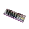 thumbnail image 1 of K80 87 Keys Mechanical Keyboard Blue Switch Ergonomic Non-slip Sensitive Mix Backlit Color Matching USB Desktop Wired Gaming Keyboard for Gamer - P, 1 of 5