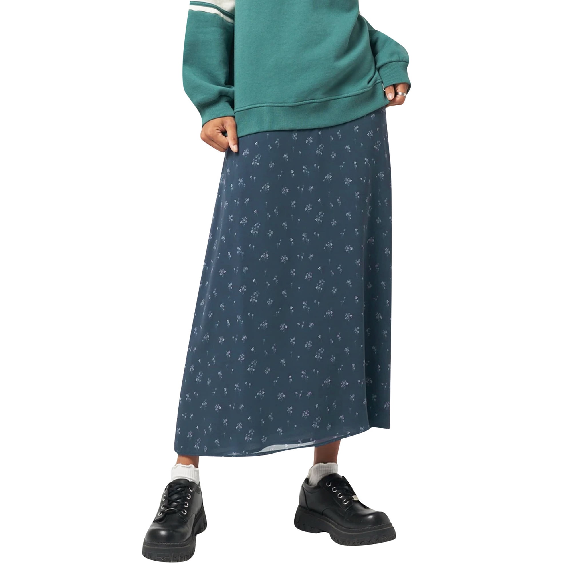 High waisted long skirts 90s online