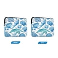 thumbnail image 2 of Quilted Laptop Sleeve for 13-16 Inch Laptops Protective Laptop Case Cover Lightweight Travel & Office Essentials Marine Organismsd, 2 of 8