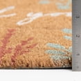thumbnail image 5 of Tauxra Floral Patterned Door Mat 20x31 Inch Scrape Dirt Welcome Mat For Front Rear Side Doors, 5 of 5