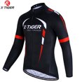 thumbnail image 3 of X-TIGER Maillot de ciclismo para hombre, manga larga, ropa de ciclismo de montaña, ropa deportiva para bicicleta de montaña, camisetas transpirables para MTB, serie básica, 3 of 5