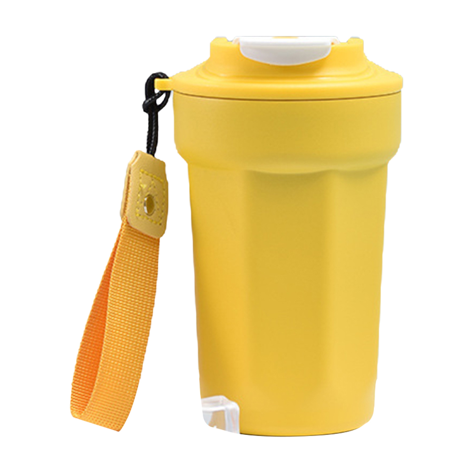 Compact Travel Mug Stainless Steel Vacuum Insulated Coffee Cup with Carrying Rope Office Desk Insulation Mug Stainless Steel Insulation Cup
