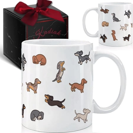 Funny Dachshund Gif Wo , Dachshund Cistmas Birthday Coffee Mug Gif, Dog Owner Lover Mug Gift, Dog Dog Lovers, Pet Owner cup oz.