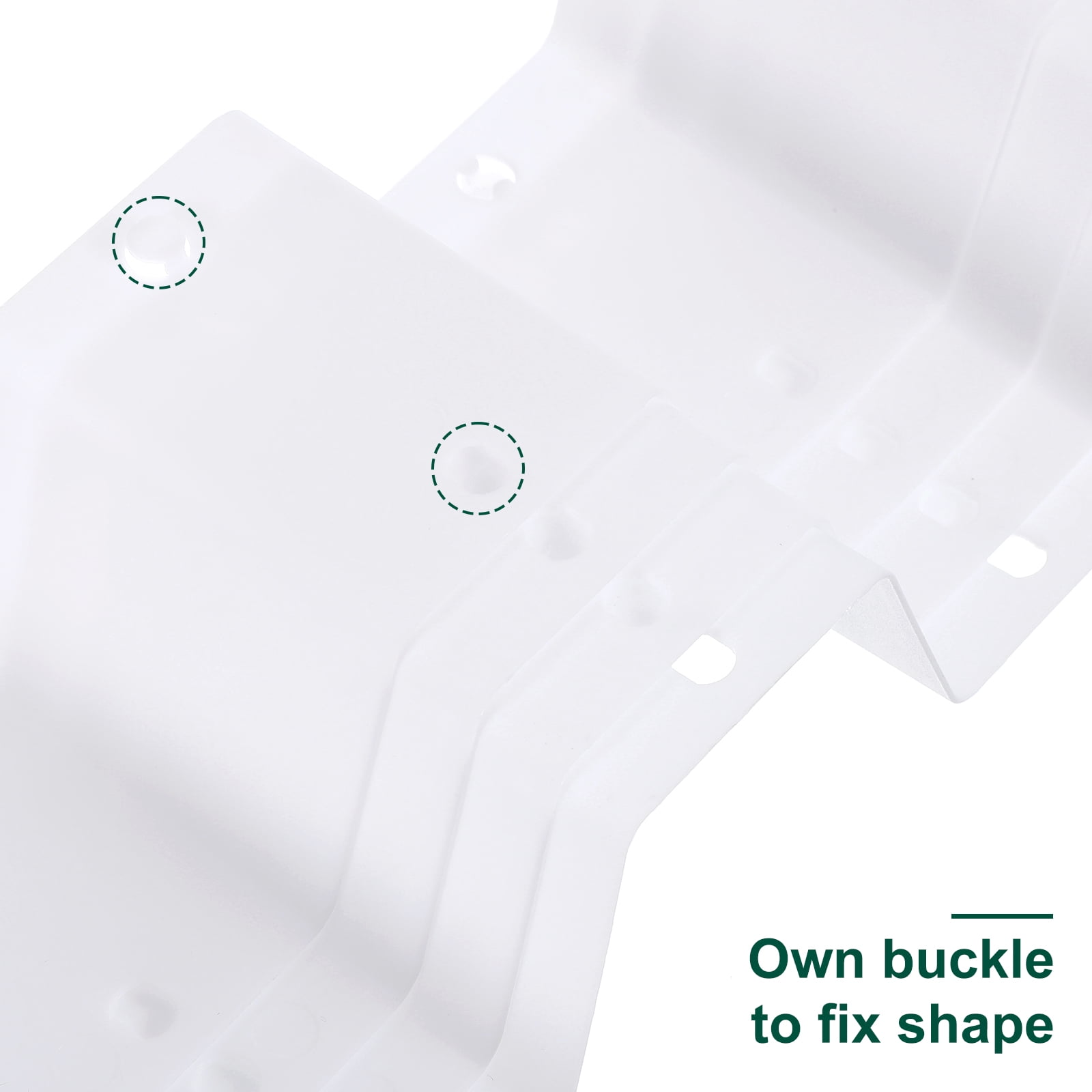 Unique Bargains Plastic Adjustable Drawer Organizer Underwear Belt Socks White