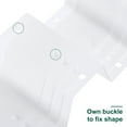 thumbnail image 3 of Uxcell 4 Pcs Separador de Cajón Plástico Ajustable Organizador de Divisor para Ropa Interior Cinturón Bufanda Calcetines, Blanco, 3 of 6