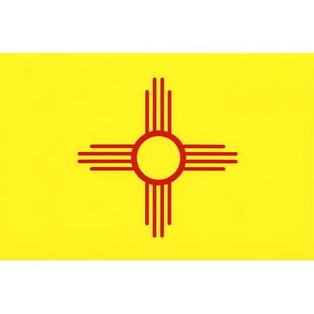 Wall Stickers Mexico New Mexico State Flag - 3.25