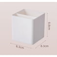 thumbnail image 1 of Queilt White Plastic Organizer Pencil Holder, 1 of 3