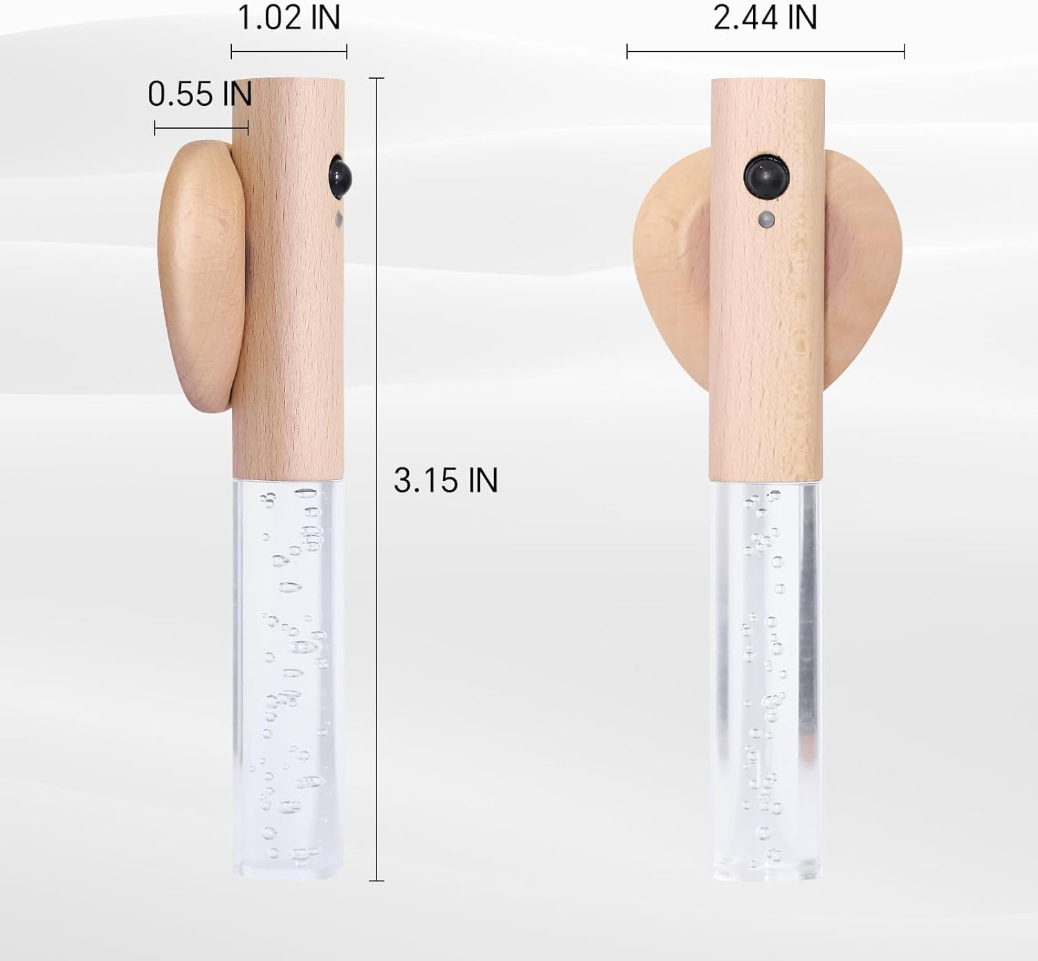 Motion Sensor Night Lights Indoor, Rechargeable Night Lights Wall Sconces Wooden Set of 2, Battery Powered Magnetic Wall Sconces Decor for Bedroom, Hallway, Bathroom, Stairway, Closet