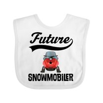 Inktastic Snowmobiling Future Snowmobiler Boys or Girls Baby Bib