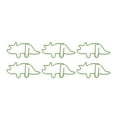 thumbnail image 4 of Paper Clips, Light Portable Cyan Triceratops Shape Shaped Paper Clips 100 Pcs  For Organizing, 4 of 8