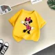 thumbnail image 3 of Marca Linda Minnie Verano Niños Camiseta de Algodón Lindo Dibujos Animados de Disney Niños Niñas Moda Casual Camiseta de Cuello Redondo Ropa para Niños, 3 of 4