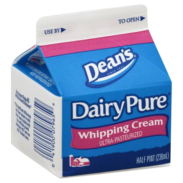 Dean's Diary Pure Ultra-Pasteurized Whipping Cream, 8 Fl. 